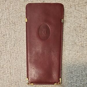 Cartier Vintage Leather Glasses Case